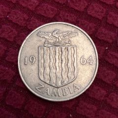 1964 Zambia Two Shilling Coin