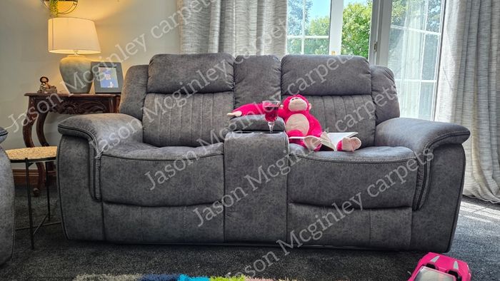 Cana Reclining Sofa - Grey