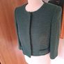 Gorgeous Bottle Green Boucle Hobbs Short Jacket New 10-12 Image 2