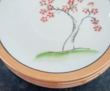 4 Klimak vintage saucers