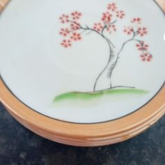4 Klimak vintage saucers