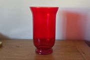 Red vase