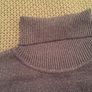 "Joseph A" Metallic Silver Polo Neck size S Image 2