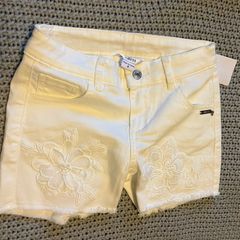 Brand new white Guess shorts 8y