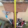 Antique Cast Iron Architectural Salvage Gully Collection & Pipe Image 9