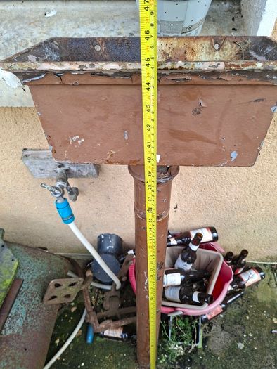 Antique Cast Iron Architectural Salvage Gully Collection & Pipe