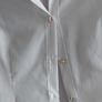 White shirt with buttons and zip fits 6 I small 10 Image 4