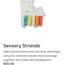 Lovevery baby play gym mat including sensory strands Image 2