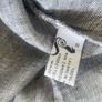 Italian Designer Linen Top with Button Back Image 3