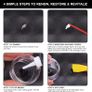 Black Leather Repair Kit for Furniture, Leather Seat Repair Kit for Car Interior, Car Seats, Sofa, Jacket and Purse, Restore Any Material with Super Easy Instructions Image 6