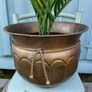 large Vintage Brass planter Image 2