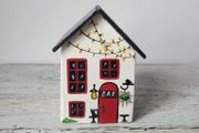 Handcrafted tiny wooden house!