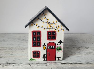 Handcrafted tiny wooden house!