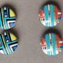 Vintage Earrings 1960s style Clip on X 3 Image 2