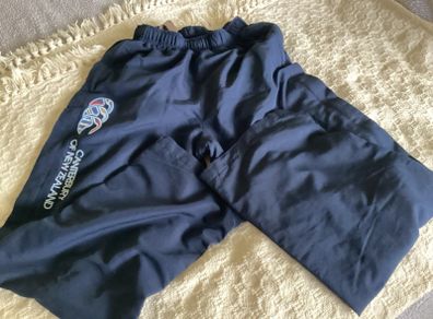 Navy Canterbury kids open hem stadium pants age 12