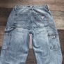 Guess Size 25/Uk 6-8 Light Blue Carpenter Jeans Y2K Utility Denim Image 4