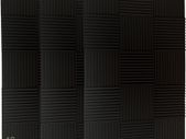 48 Pack Acoustic Foam Panel Wedge Studio Soundproofing Wall Tiles 12