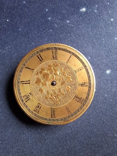 Swiss-made pocket watch movement from the late Victorian era