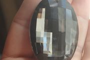 Pendant made of smoky quartz and 925 silver.