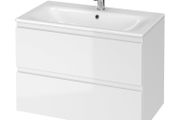 Vanity Unit Cersanit Moduo 80cm White Gloss (CABINET + WASHBASIN)