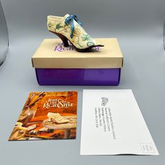 Vintage Just The Right Shoe Brocade Court, 25002 Boxed, Raine Willett Design