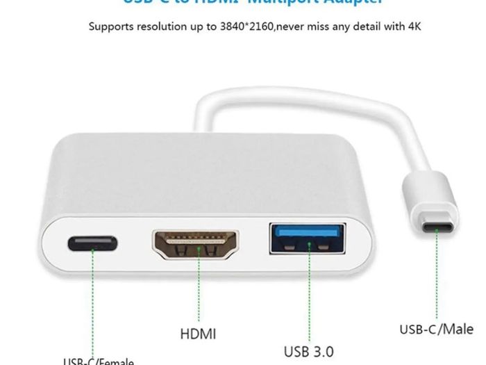 4K Type C USB-C HDMI Cable Adapter for Galaxy S20 S9 S10 S8 PLUS Macbook Huawei