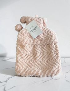 New Primark Home Blush Pink Fluffy Faux Fur Hot Water Bottle