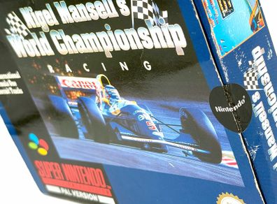 Nigel Mansells World Championship Racing for Super Nintendo SNES - Boxed