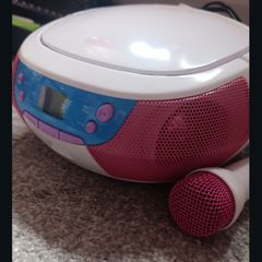 Mini CD player - Pink & White