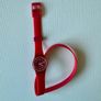 Swatch unisex watch, dark pink colour, excellent condition Image 4
