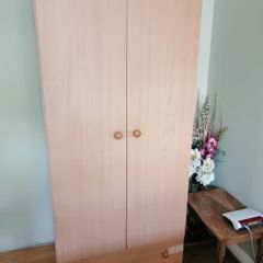 Wardrobe with shelves