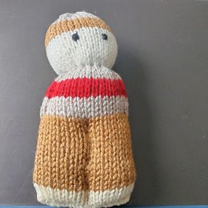 hand knitted dolls
