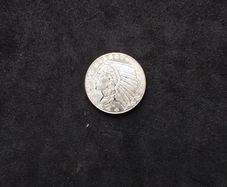 1/10 oz Incuse Indian Silver Round (.999 Fine Silver)- Golden State Mint
