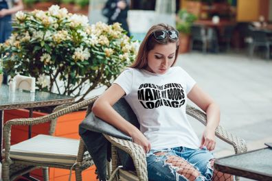 Does This Shirt Make My Boobs Look Big T-shirt Tee Top Great Gift Present Idea