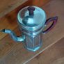Antique French coffee pot make Menesa chrome Image 2