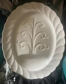 Heavyweight serving platter, immaculate condition