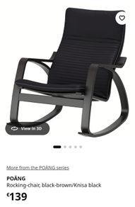 IKEA Rocking Chair with matching Footstool