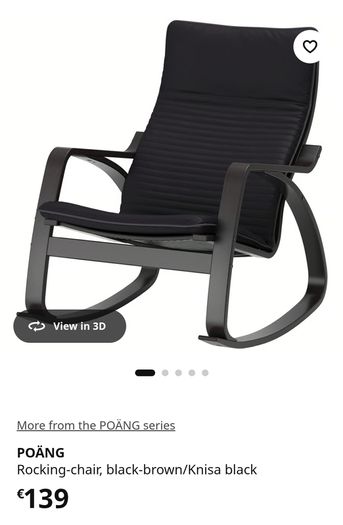 IKEA Rocking Chair with matching Footstool