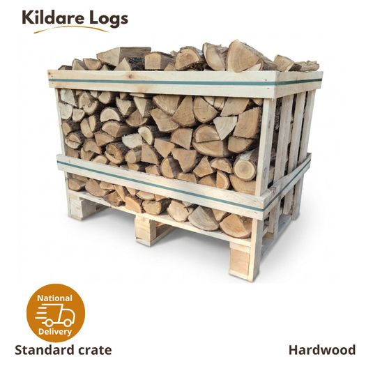 Kiln Dried Oak Logs - Standard Crate 325kg | Delivery Kildare, Dublin & parts of Carlow