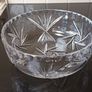 Pinwheel & Star Clear Lead Crystal Bowl. Image 2