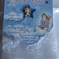 Guardian Angel Gift Pin Keepsake & Gift Bag