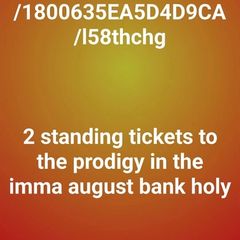 the prodidgy tickets