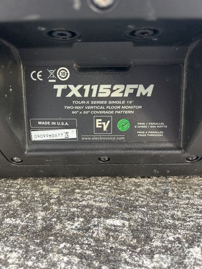 EV stage floor monitors
