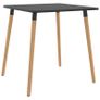 5 Piece Dining Set Black Image 2