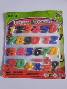 Magnetic Letters and Numbers Set