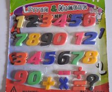 Magnetic Letters and Numbers Set
