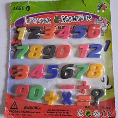 Magnetic Letters and Numbers Set