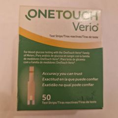 OneTouch Verio Test Strips 50 Pack Brand New Sealed