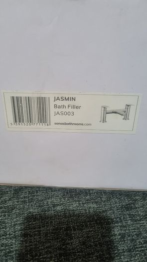 Bathroom or kitchen jasmin by sonas chrome taps with flexes new in boxes