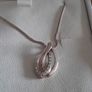 ladies silver chain and pendant Image 4